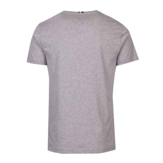 Mens Cloud Heather Logo Box S/s T Shirt