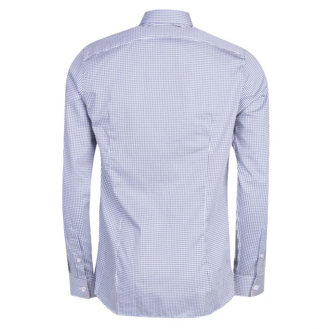 Mens Blue Jenkins Geo L/s Shirt