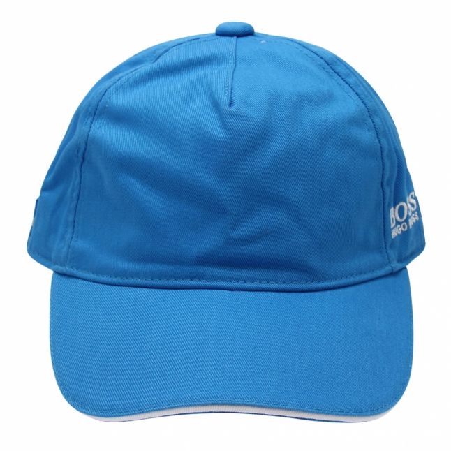 Boys Bright Blue Small Logo Cap