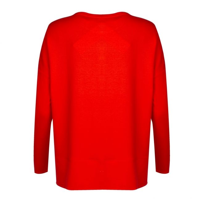 Casual Womens Bright Red Tecosy Sweat Top