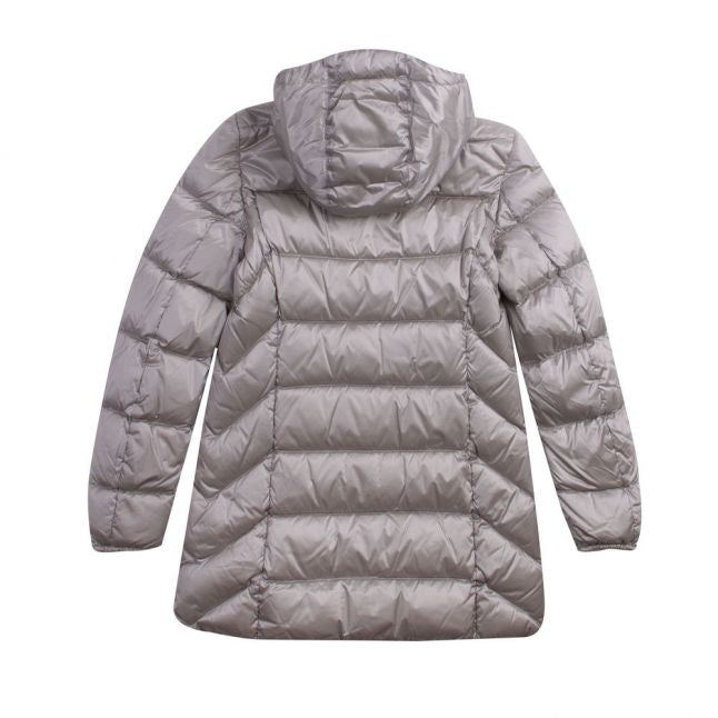 Girls Glacier Blue Marion Padded Hooded Coat