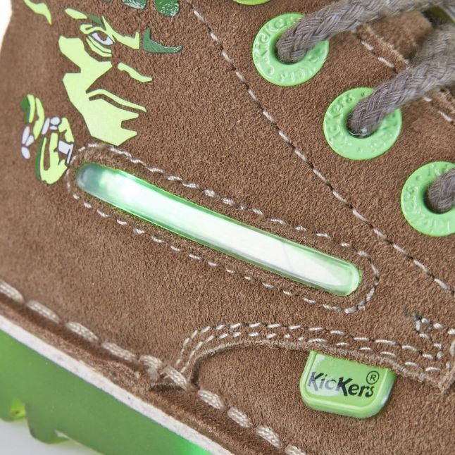 Infant Light Brown Kick Hi Yoda Lightsaber (5-11)