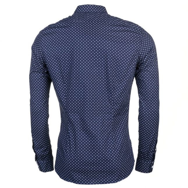 Mens Navy S-Blanca L/s Shirt