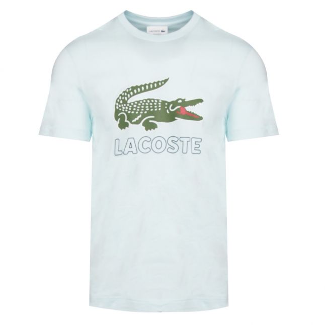 Mens Turquoise Big Croc Regular Fit S/s T Shirt