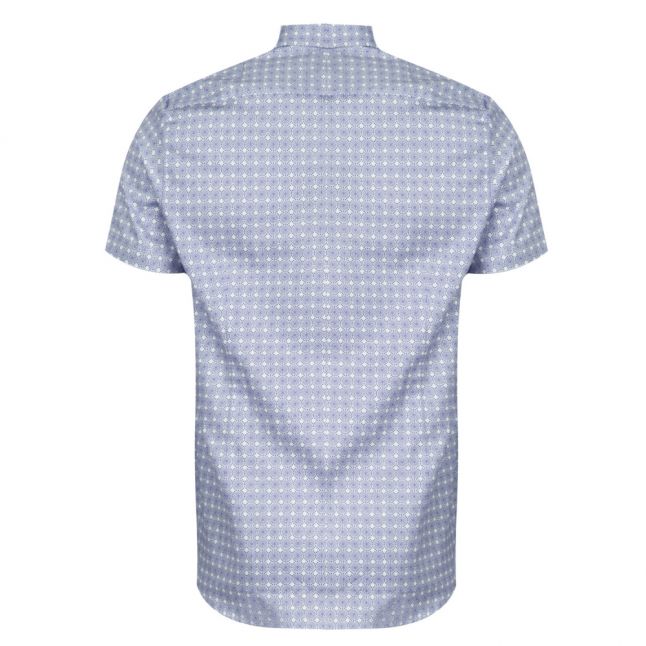 Mens Navy Modmo Dot S/s Shirt