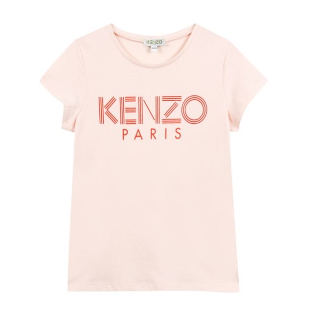 Junior Light Pink Logo S/s T Shirt