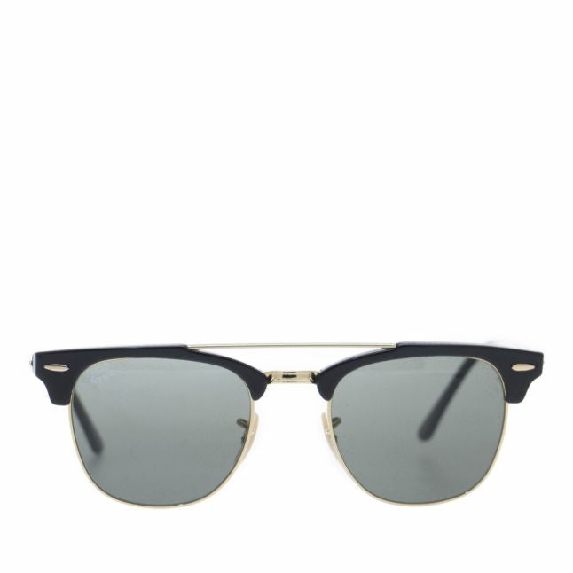 Black & Green RB3816 Clubmaster Doublebridge Sunglasses