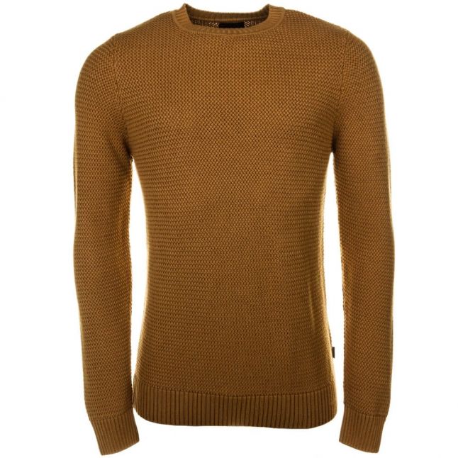 Heritage Mens Copper Bearsden Crew Neck Jumper