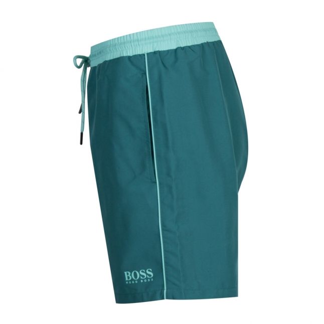 Mens Emerald Green Starfish II Small Logo Swim Shorts