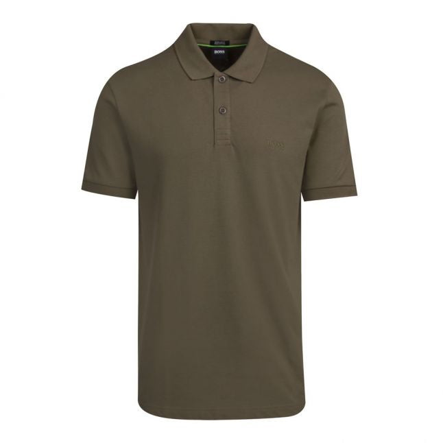 Athleisure Mens Dark Green Piro S/s Polo Shirt