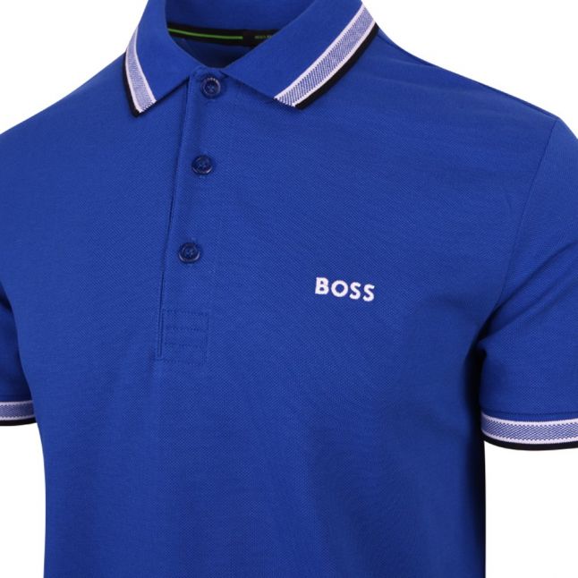 Mens Medium Blue Paddy S/s Polo Shirt