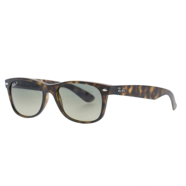 Mens Matte Havana & Blue RB2132 New Wayfarer Sunglasses