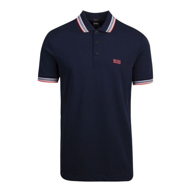 Athleisure Mens Dark Blue Paddy Regular Fit S/s Polo Shirt