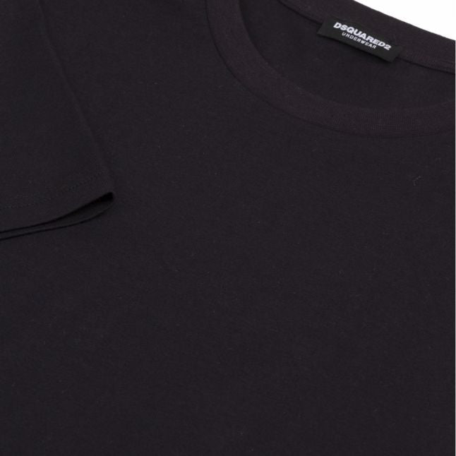 Mens Black Basic S/s T Shirt