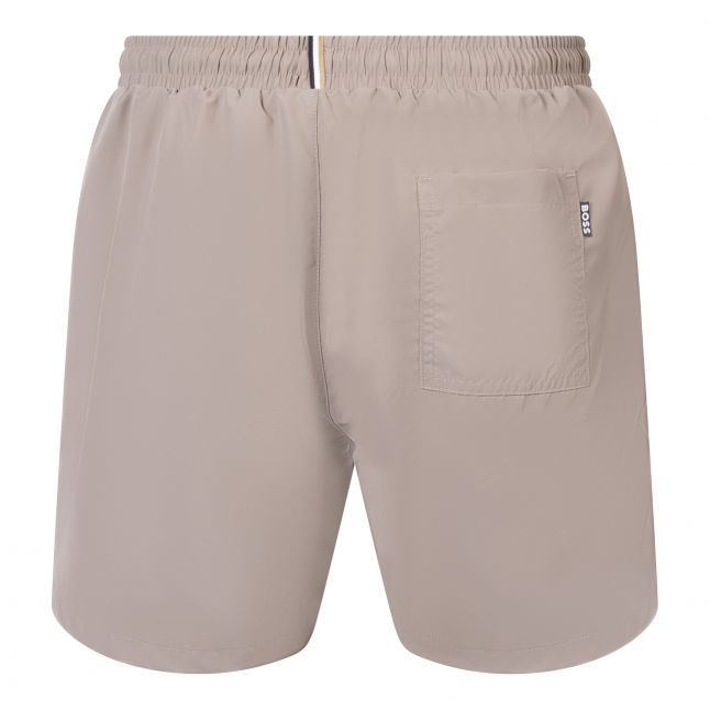 Dark Beige Dolphin Swim Shorts