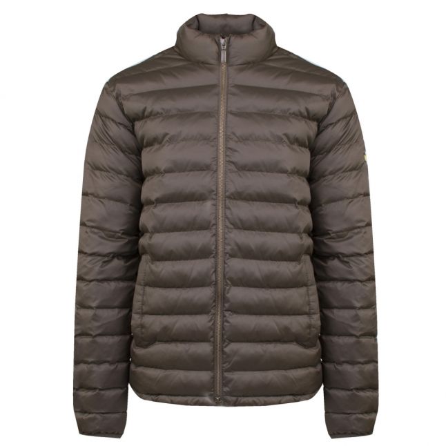 Mens Dark Olive Impeller Quilted Jacket