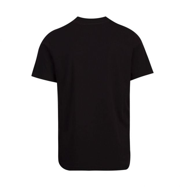 Mens Barbour International Black Panel Logo S/s T Shirt