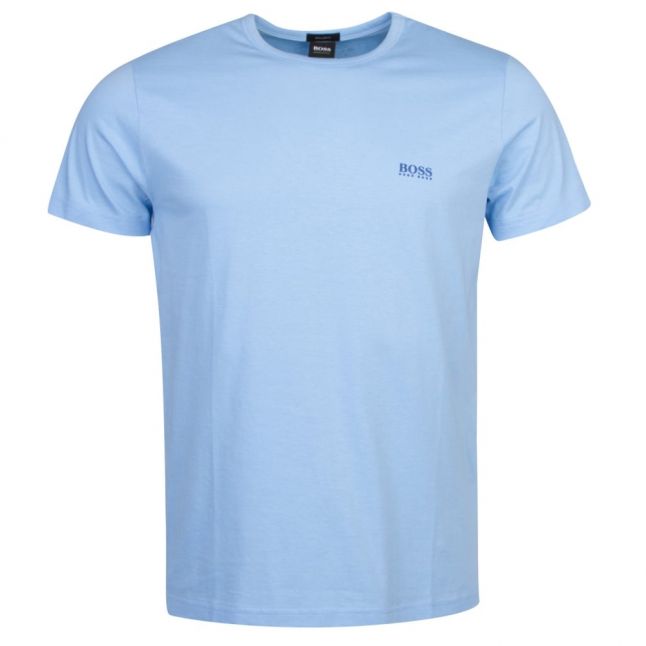 Athleisure Mens Blue Tee Small Logo S/s T Shirt