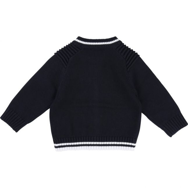 Baby Navy Bomber Cardigan