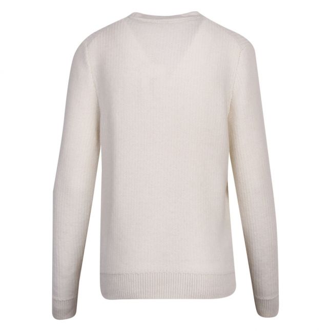 Womens Ivory Kenala Textured Stitch Knitted Jumper