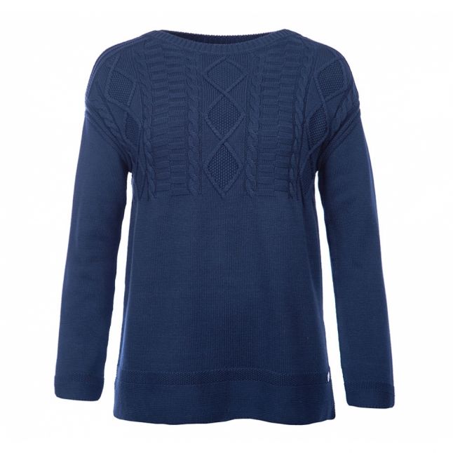 Lifestyle Womens Navy Weymouth Knitted Jumper