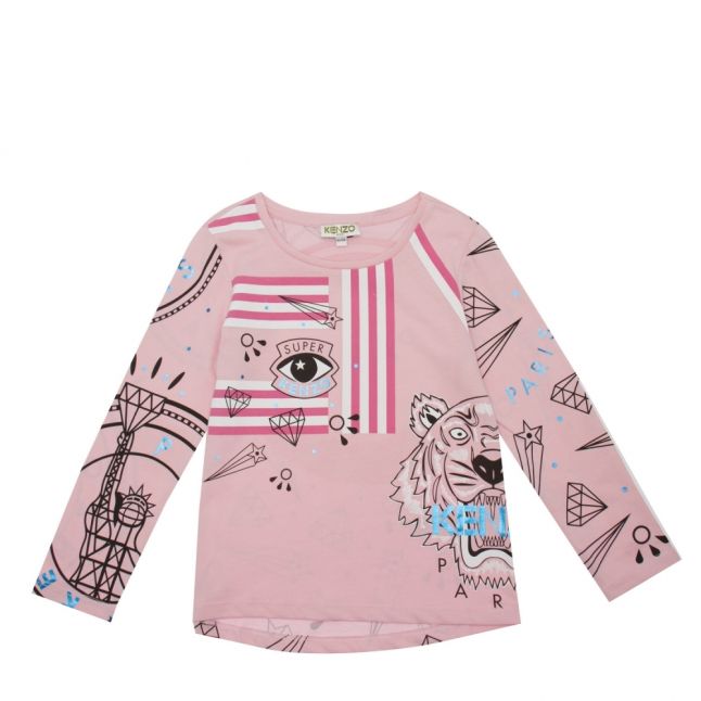 Junior Bubble Pink Geeka L/s T Shirt