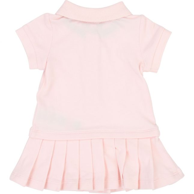 Baby Pale Pink Pleated Polo Dress