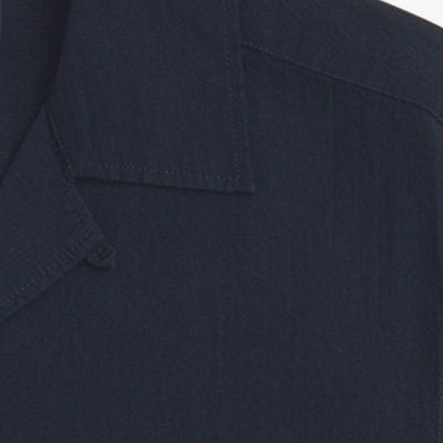 Mens Navy Lightweight S/s Shirt