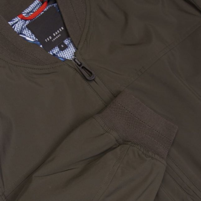 Mens Olive Ohta Bomber Jacket