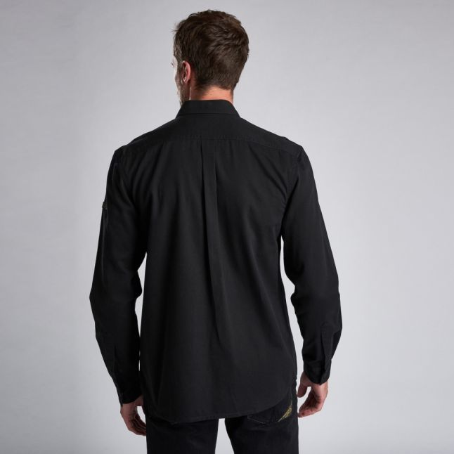 Mens Black Contact Overshirt