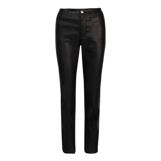 Womens Faux Leather J18 High Rise Slim Fit Jeans