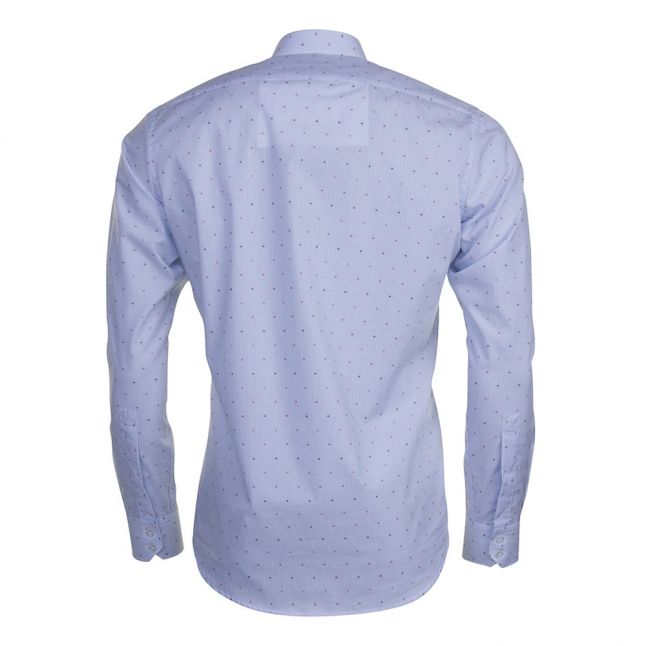 Mens Pastel Blue C-Enzo Regular Fit L/s shirt