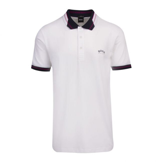 Athleisure Mens White Paule S/s Polo Shirt