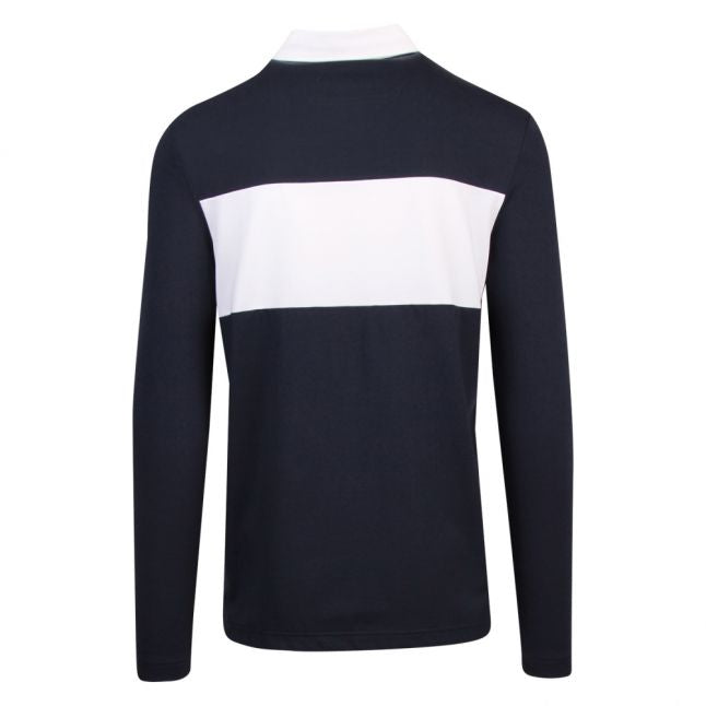 Athleisure Mens Navy Plisy 1 Rugby L/s Polo Shirt