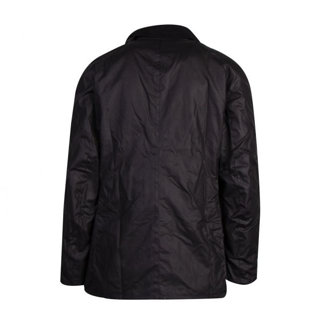 Mens Navy Ashby Waxed Jacket