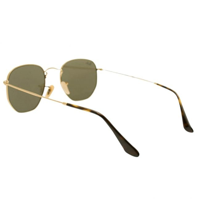 Gold/Green RB3548N Hexagonal Sunglasses