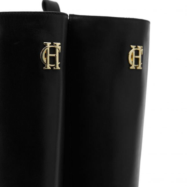 Womens Black Astoria Knee Boots