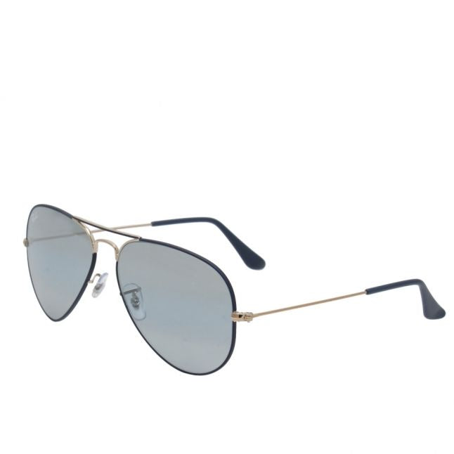 Copper/Dark Blue RB3025 Aviator Large Sunglasses