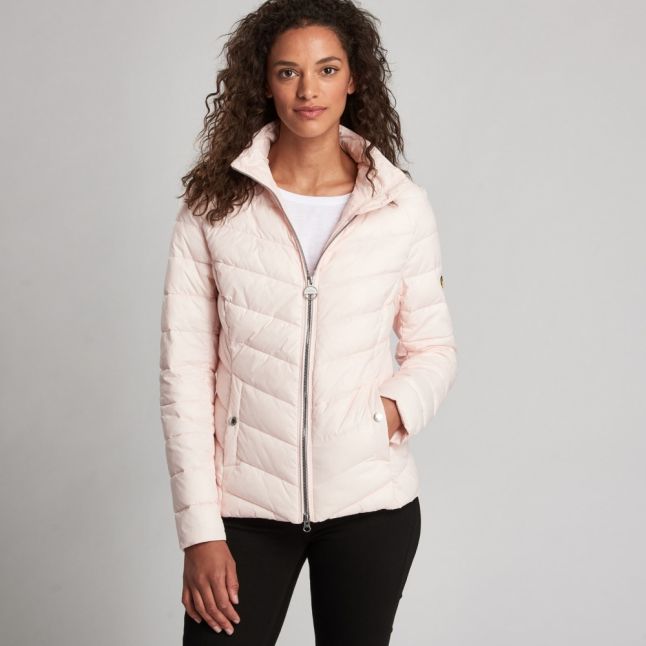 Womens Cameo Pink Aubern Quilted Jacket