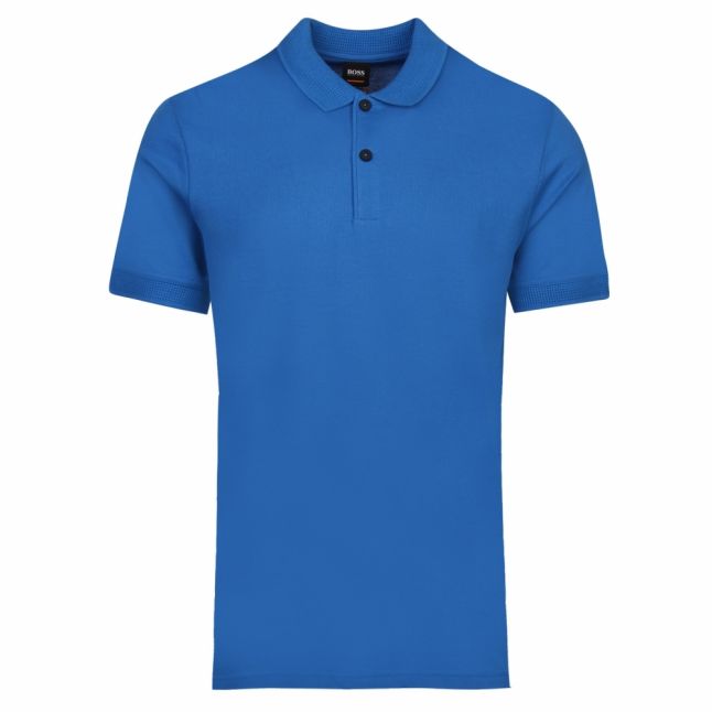 Casual Mens Blue PKnitway S/s Polo Shirt