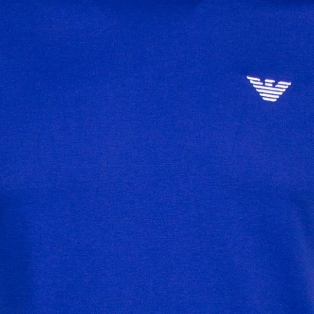 Mens Blue Small Logo S/s T Shirt