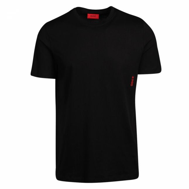 Mens Black Basic 2 Pack S/s T Shirt