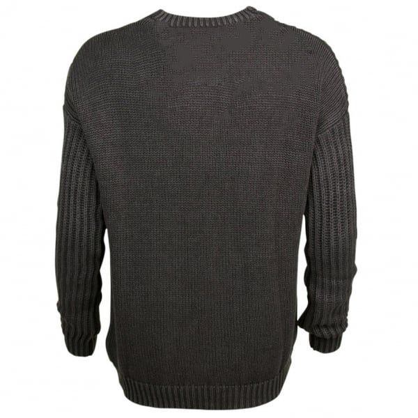 Womens Dark Olive Cable Knit Jumper