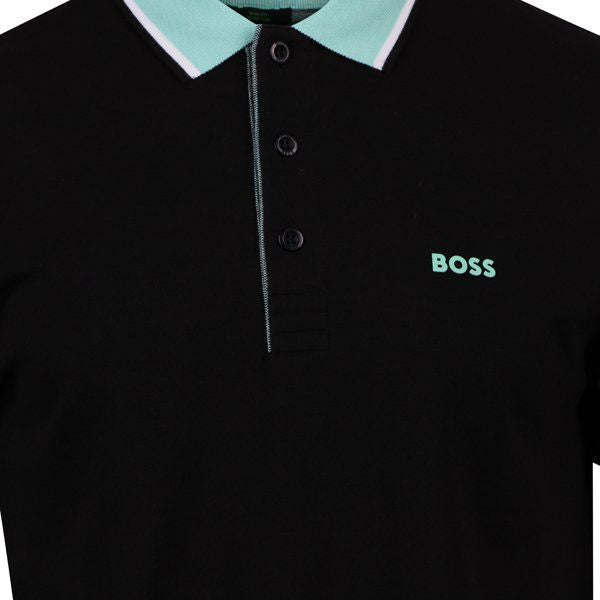 Mens Black Paule S/s Polo Shirt