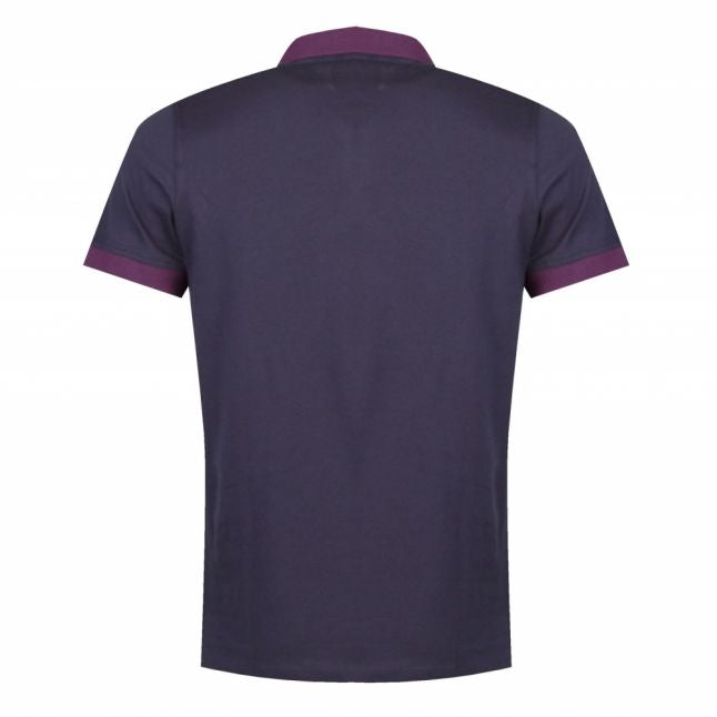 Casual Mens Dark Blue Pmesh S/s Polo Shirt