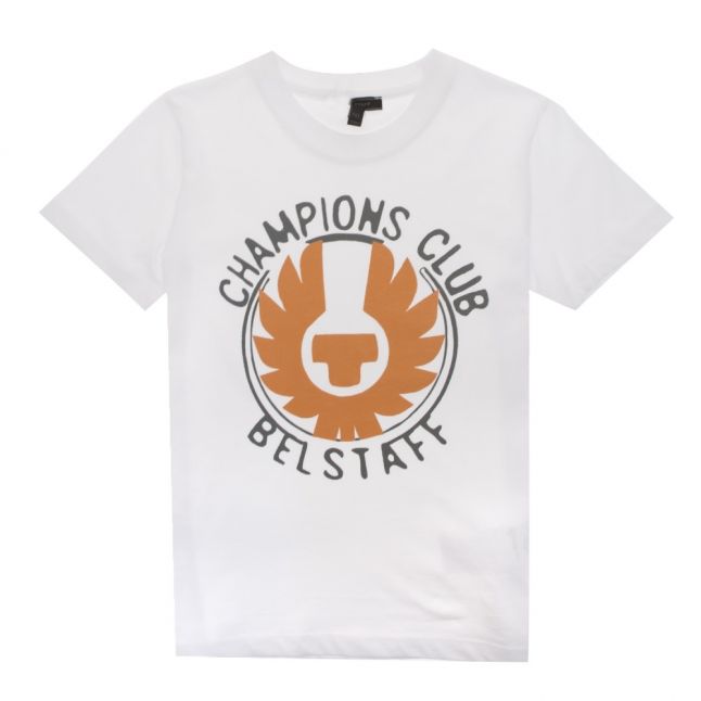 Boys White Hanway Champion S/s T Shirt