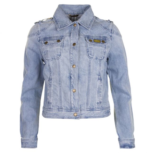 Womens Bleached Durness Casual Denim Jacket