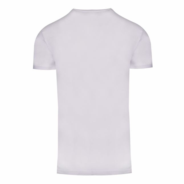 Mens White Blocks Logo Regular Fit S/s T Shirt