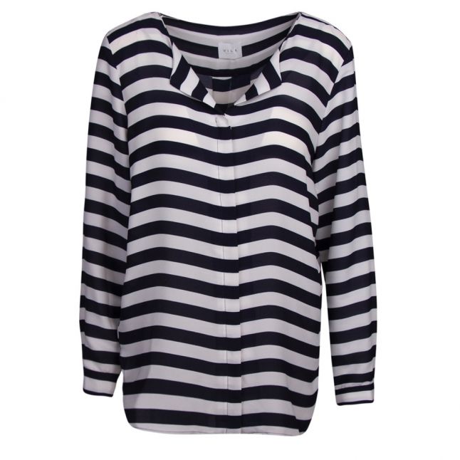 Womens Cloud Dancer Vilucy Stripe Blouse