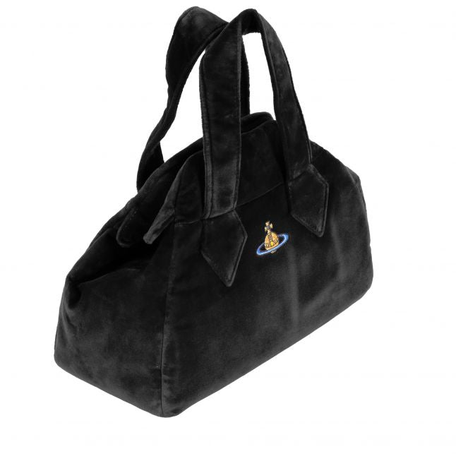 Womens Black Archive Medium Velvet Bag